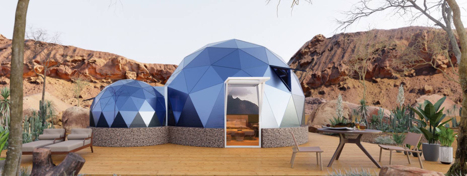 巴彦县球形智能光伏玻璃星空房